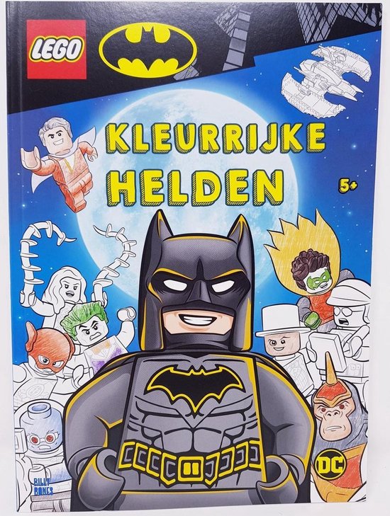 LEGO kleurboek 5+ jaar - Kleurrijke helden 47 pagina's - Batman
