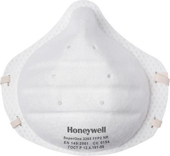 Honeywell SuperOne 3205 - Stofmasker - FFP2 mondmaskers - 30 stuks