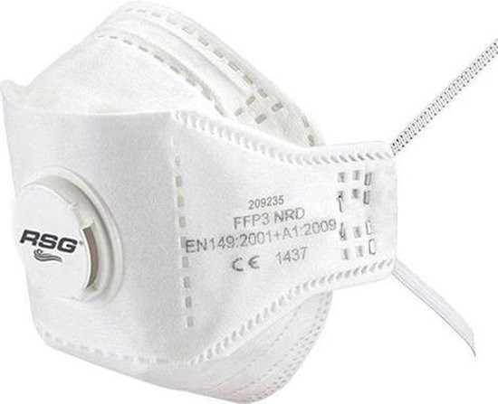 RSG - Stofmasker - FFP3 - 10 stuks - mondkapje