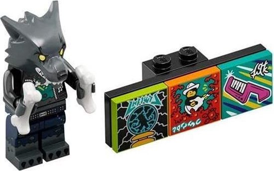 LEGO VIDIYO Bandmates Serie 1 - Weerwolf Drummer Minifiguur 43101