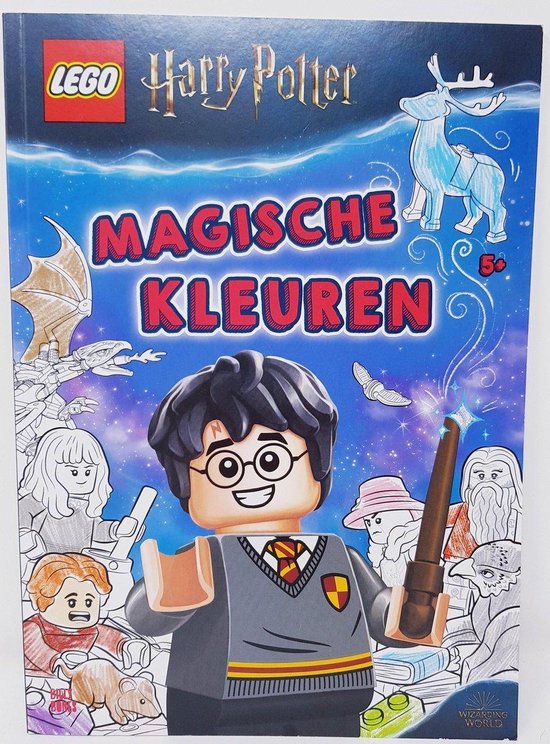 LEGO Harry Potter kleurboek met 48 kleurplaten - Magische Kleuren - 5+
