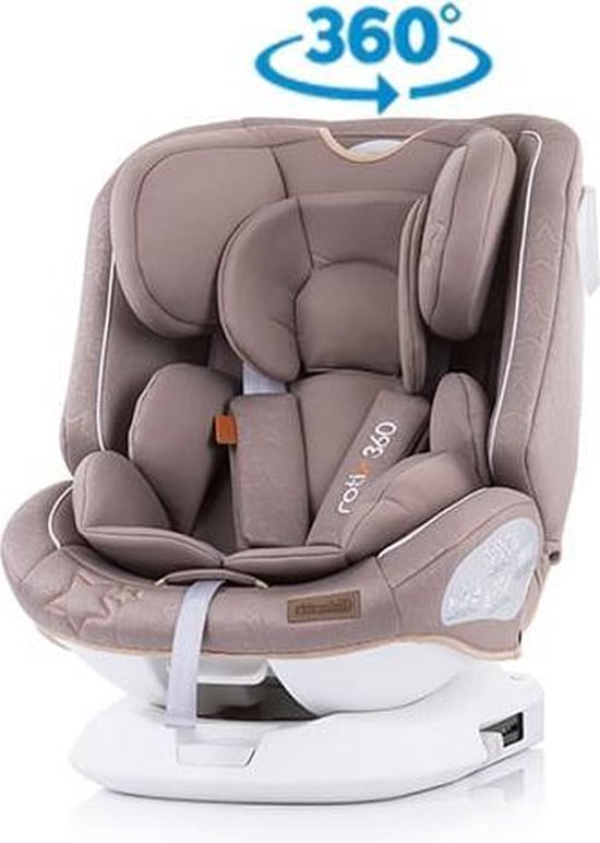 Autostoel Rotix isofix mokka, 0-36 kg 360 graden draaibaar