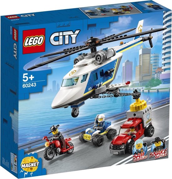 Lego City 60243 Politie Helikopterachtervolging