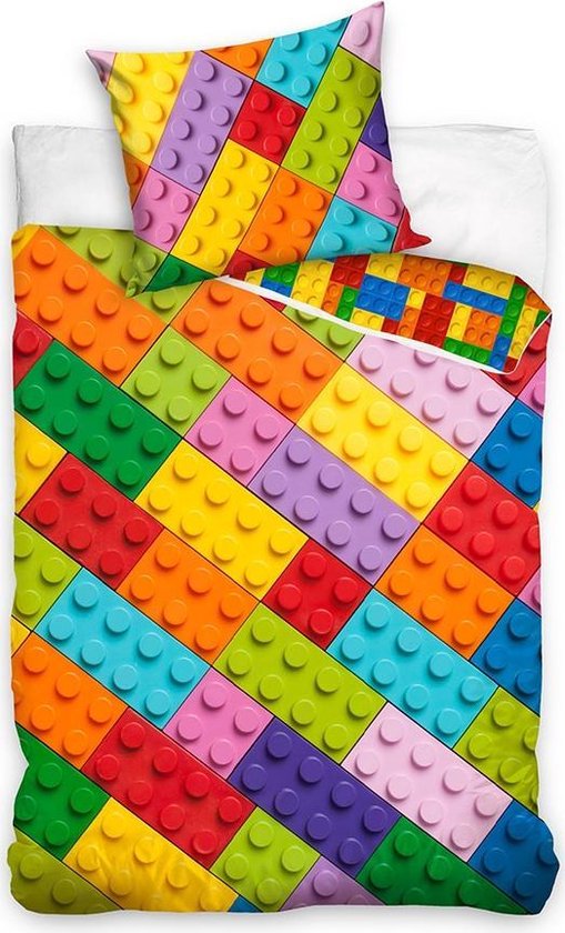 Dekbed Lego Classic: bricks - 140x200/60x70 cm