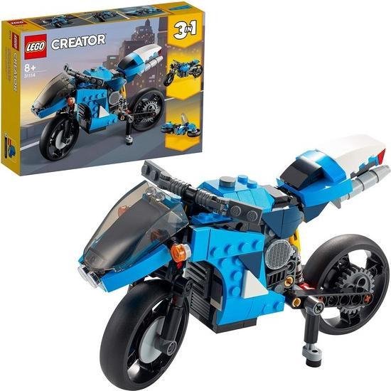 Lego Playset Creator Supermoto 3 in 1 Educatief Speelgoed Kinderen Spellen