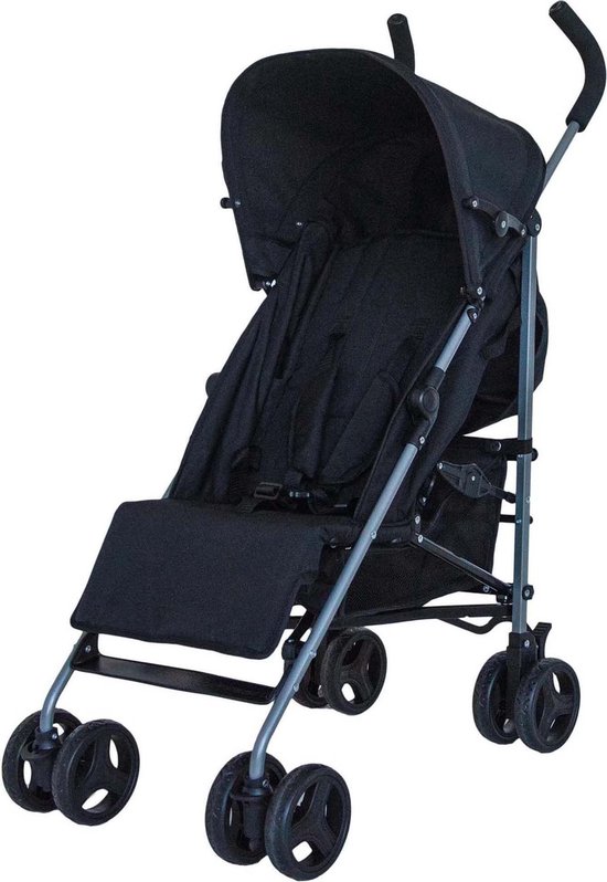 Prénatal Plus Buggy - Met Boodschappenmand - Verstelbaar- Zwart