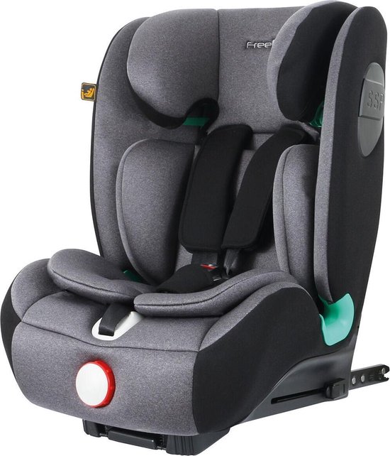 FreeON autostoel Rubin I-Size met isoFix Zwart-Grijs (76 - 150cm)