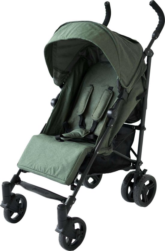 Prénatal Luxe Buggy - Kinderwagen - Boodschappenmand - Verstelbaar - Inklapbaar - Groen