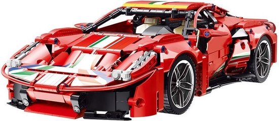BONSTORM® Technic Ferrari GTE AF Corse - Super Car - LEGO Technic Compatibel