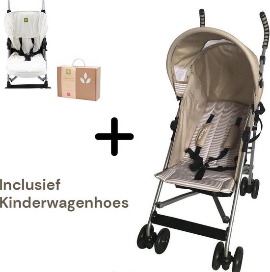 Asalvo Baby Buggy kinderwagen combi deal - Inclusief kinderwagen hoes -