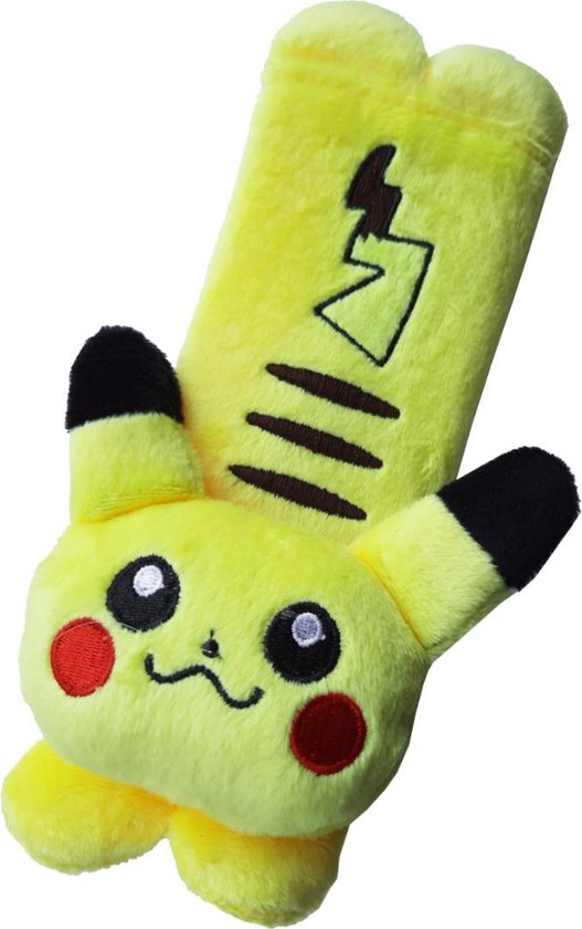 Pokemon Pikachu – Gordelhoes – Gordelbeschermer – Gordelkussen – Autostoel – Auto Accessoires – Kinderen – Knuffel