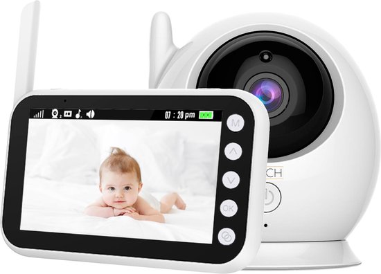 Babyfoon met Camera - Nachtzicht - Tweewegsaudio - Premium Baby Monitor