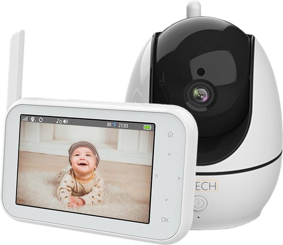 Babyfoon met Camera - Nachtzicht - Tweewegsaudio - Premium Baby Monitor