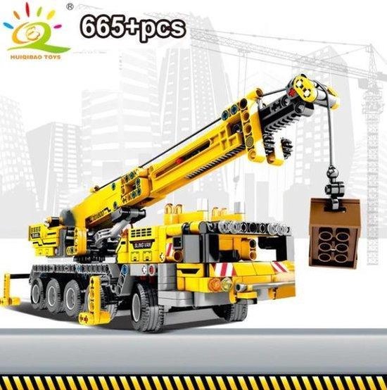 Technisch Lego - Technic - geschikt voor LEGO - Bouwplaats - Kraan