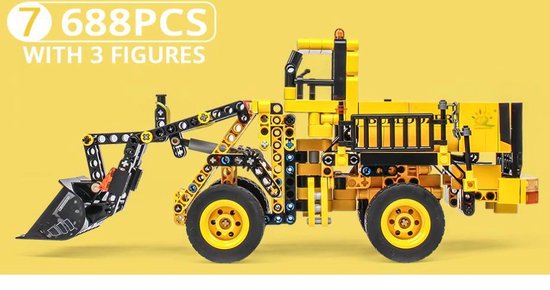 Technisch Lego - Technic - geschikt voor LEGO - Bouwplaats - Bulldozer