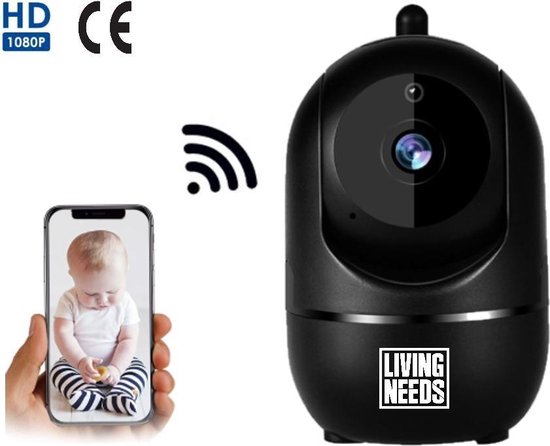 Living Needs Baby Camera – Babyfoon met Camera – Spraakfunctie – Bewegingsdetectie.