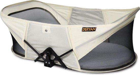 Deryan Infant Deluxe BabyBox Campingbedje - Cream + Inclusief Matras en klamboe