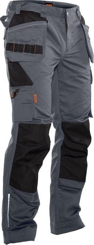 Jobman Practical 2322 Werkbroek Holsterpockets - Mannen - Donkergrijs/Zwart - 44