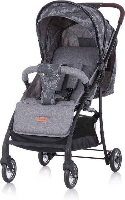 Chipolino Elea Buggy - Kinderwagen - Lichtgewicht - Stoelverstelling - Grijs