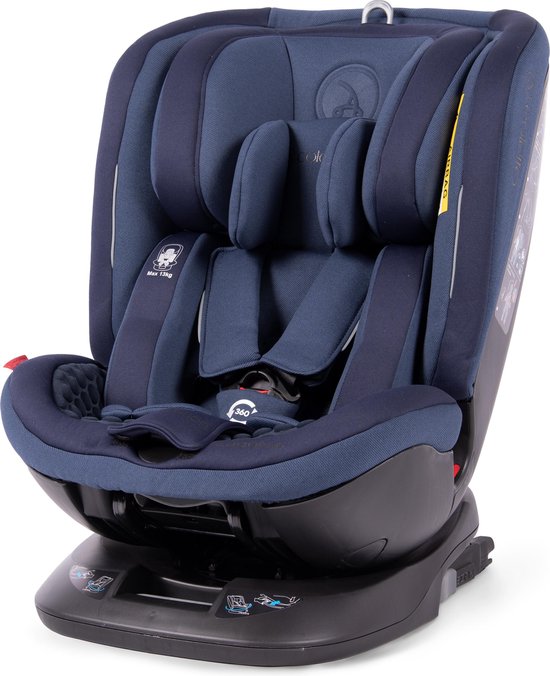 coletto Logos Isofix - Autostoel - 360° Graden Draaibaar Autostoel - 0 t/m 36 kg - Blauw