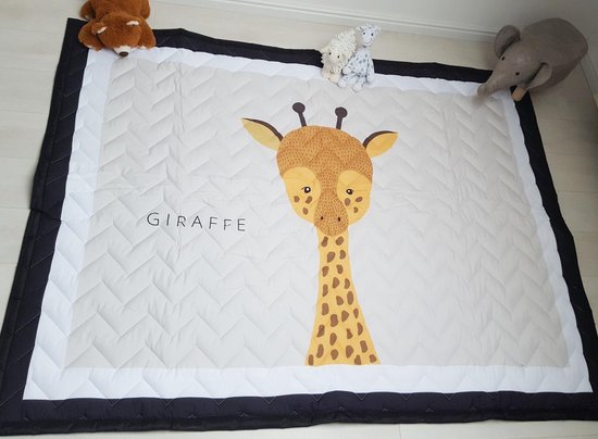 Speelkleed giraf 150 x 100 Deluxe EXTRA DIK - Liefboefje - Groot Speelkleed Baby - Speelmat Kinderen - Babymat XL - Kindervloerkleed - Kraamcadeau - Speelkleed Kinderen - 50+ design speelkleden