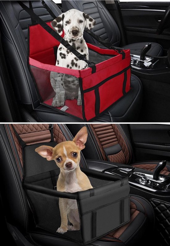 Opvouwbare Hangmat Protector Hond Bed Auto Voorstoel Cover Pet Carriers Mesh Zakken Zorgzame Kat Mand Waterdichte Huisdieren Reismat Red