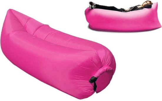 Air lounger - lucht lounger sofa matras Roze- Zwembad- Strand- Luchtbed Airlounger