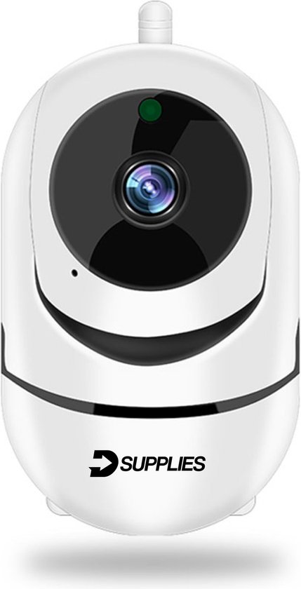 D-Supplies® | WiFi IP 1080p HD beveiligingscamera Camera - wit- babyfoon - babyfoon met camera - nachtzicht - tweezijdige communicatie - spraakfunctie - App -