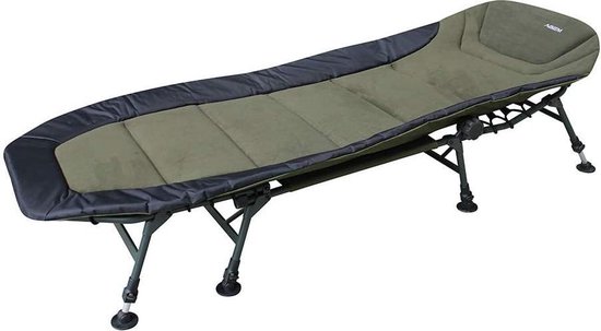 campingbedje -agem karper lounger 8 been vissen lounger camping bed opvouwbare bed stoel vissen lounger camping lounger 200 cm - (WK 02123)