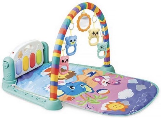 Chipolino Play Time Babygym - Baby speelkleed - Inclusief piano en spiegel - 3 in 1 - Speelmat met boog