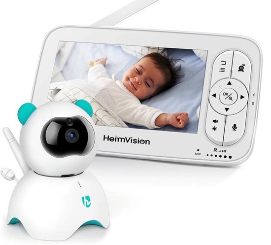 Dakta® Babyfoon | Camera |  Met app en display | Incl. monitor  | Twee Weg Audio | Binnen Beveiligingscamera  | Nachtzicht