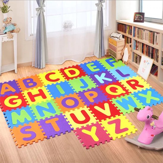 Speelmat Puzzel Alfabet - Puzzelmat EVA Foam - Baby - Kind - Speelkleed