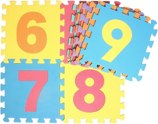 Speelmat Puzzel Nummers - Puzzelmat EVA Foam - Baby - Kind - Speelkleed