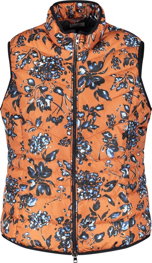 SAMOON Bodywarmer met bloemenmotief