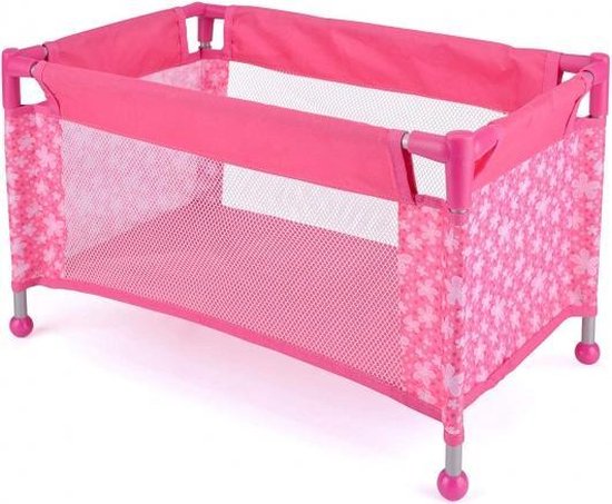 snuggles campingbedje pop 52 x 31 x 31 cm roze