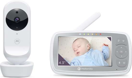 Motorola VM44 Connect - Wi-Fi Babyfoon met Camera en App -  HD Videostreaming - Nachtzicht - Vele Functies