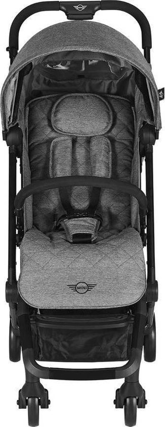 Easywalker MINI buggy XS Soho Grey + gratis Summer inlay en transporttas