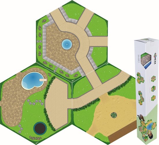 Gohexa - Playmats - Village II - speelkleed - speelmat - set van 3 stuks